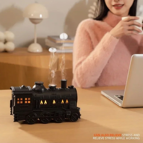 Diffuserlove Cozy Train Diffuser - Relaxing LED Humidifier for Home & Bedroom