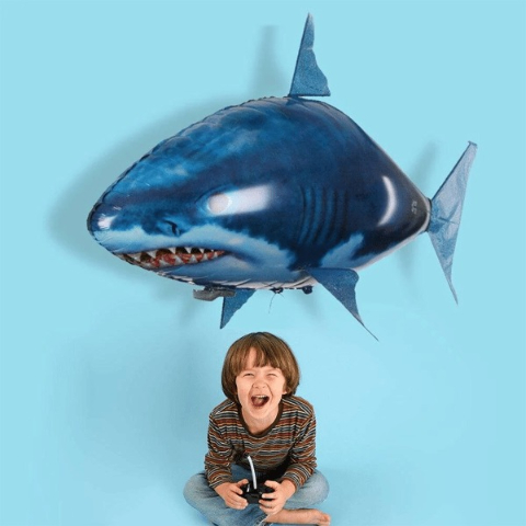 🎁 Christmas Must-Have Toy 🎁 RC Flying Shark for Kids & Family Fun