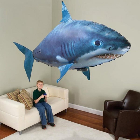 🎁 Christmas Must-Have Toy 🎁 RC Flying Shark for Kids & Family Fun