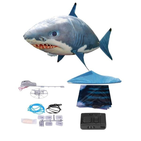 🎁 Christmas Must-Have Toy 🎁 RC Flying Shark for Kids & Family Fun