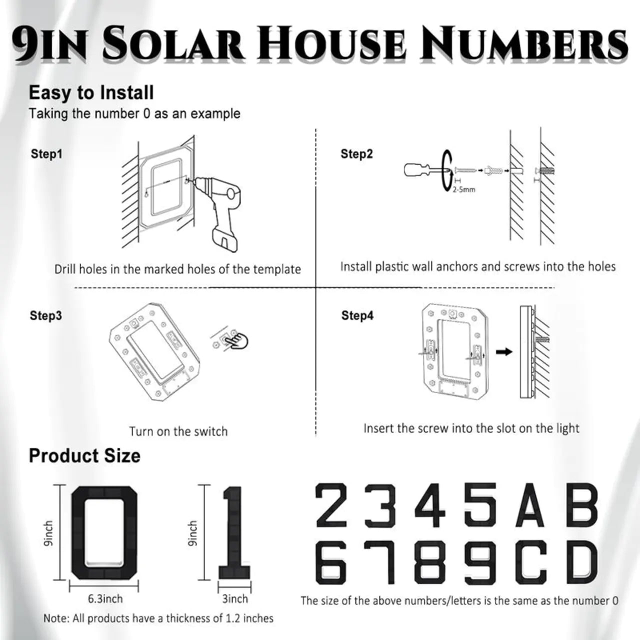 🔥 Limited Time! 🏠 Solar-Powered Waterproof LED House Numbers – Bright & Durable Outdoor Signs