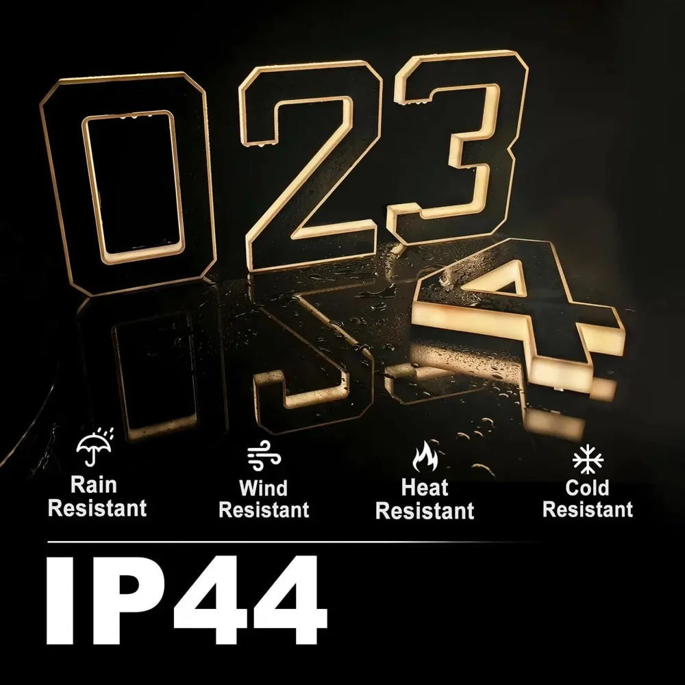 🔥 Limited Time! 🏠 Solar-Powered Waterproof LED House Numbers – Bright & Durable Outdoor Signs