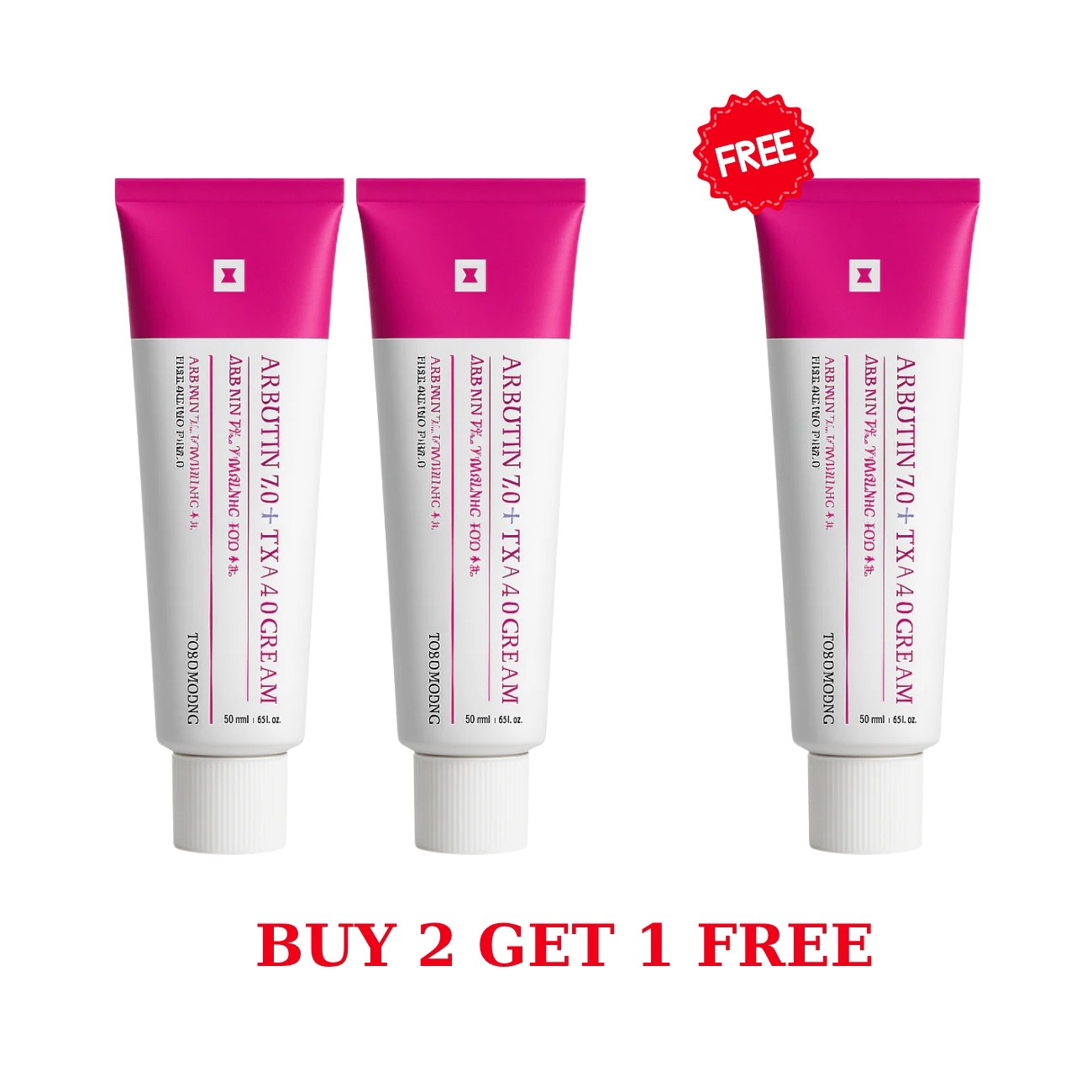 ✨ Limited-Time Offer – Korean Brightening Cream with 7% Arbutin + 4% Tranexamic Acid (Buy 2 Get 1 Free)