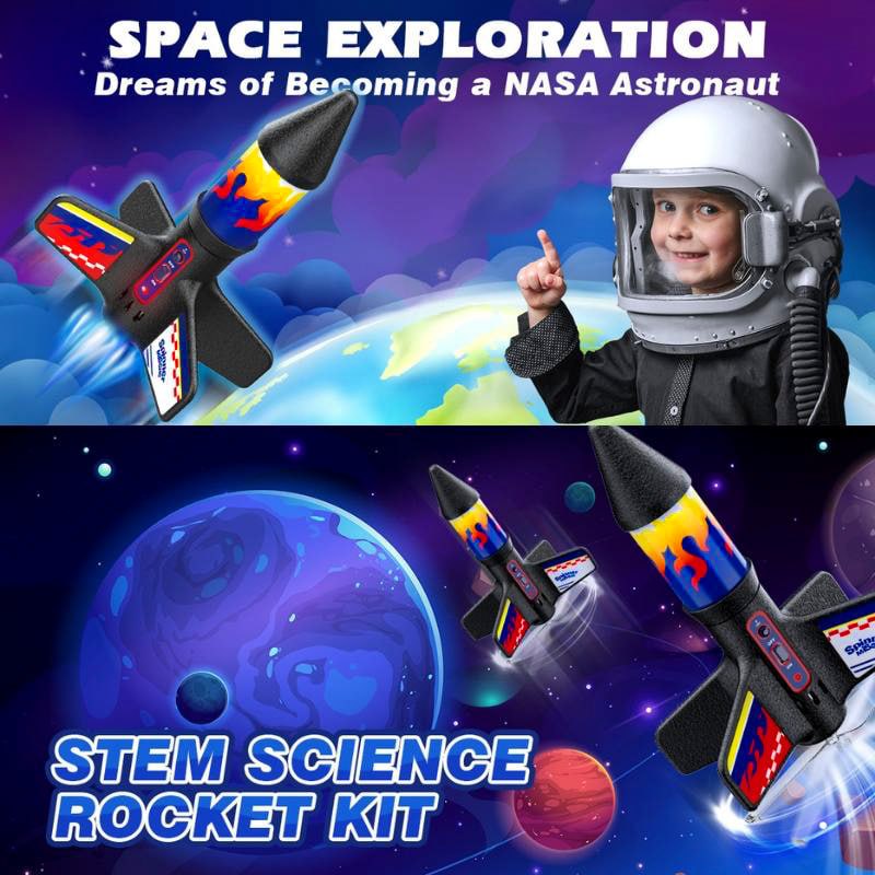 ✨2025 Christmas Best- Seller✨ The Reusable Electric Rocket 🚀✨