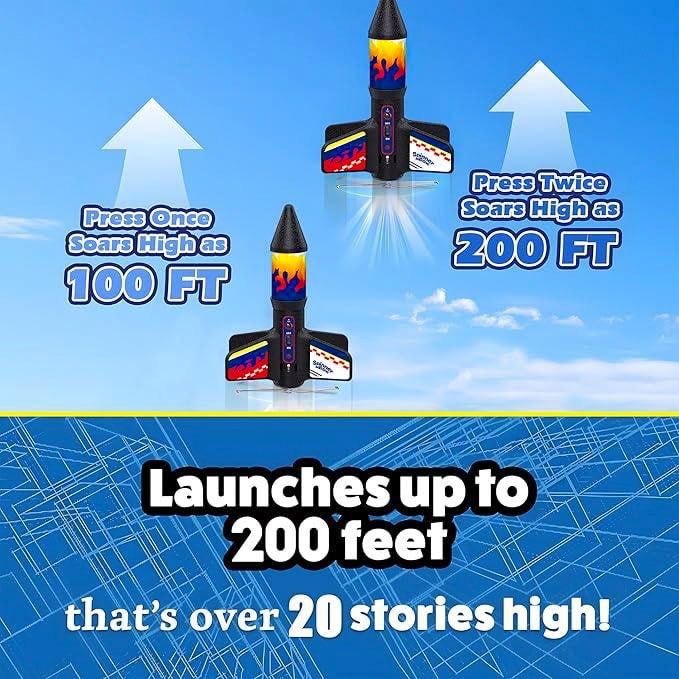 ✨2025 Christmas Best- Seller✨ The Reusable Electric Rocket 🚀✨