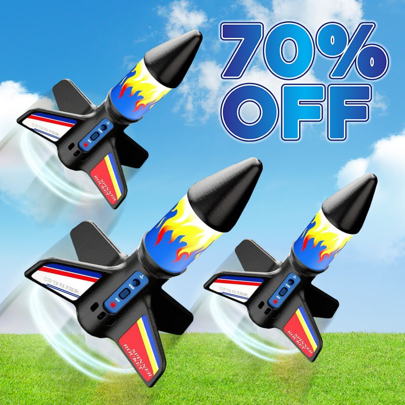 ✨2025 Christmas Best- Seller✨ The Reusable Electric Rocket 🚀✨